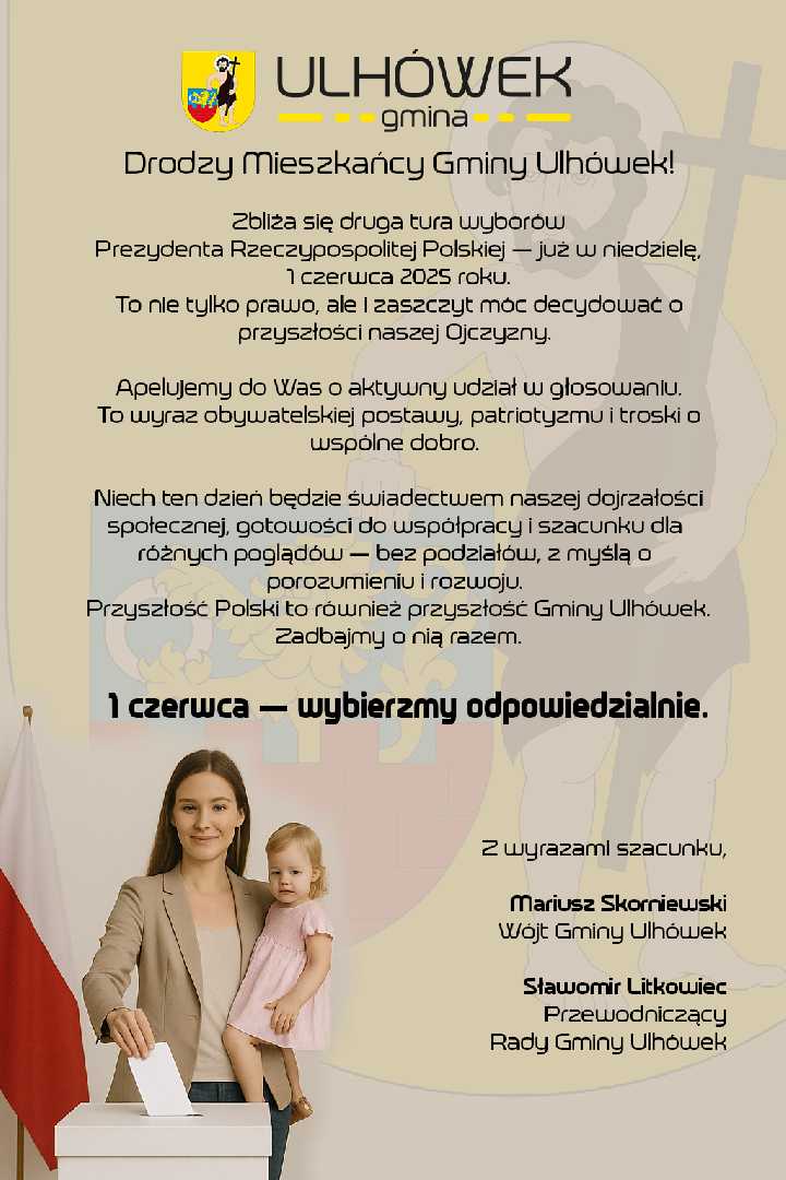 1 czerwca — wybierzmy odpowiedzialnie!