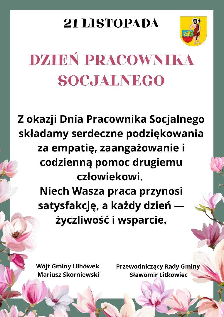 DZIEŃ PRACOWNIKA SOCJALNEGO
