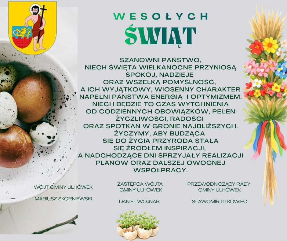 Zdjęcie do artykułu: Życzenia Wielkanocne
