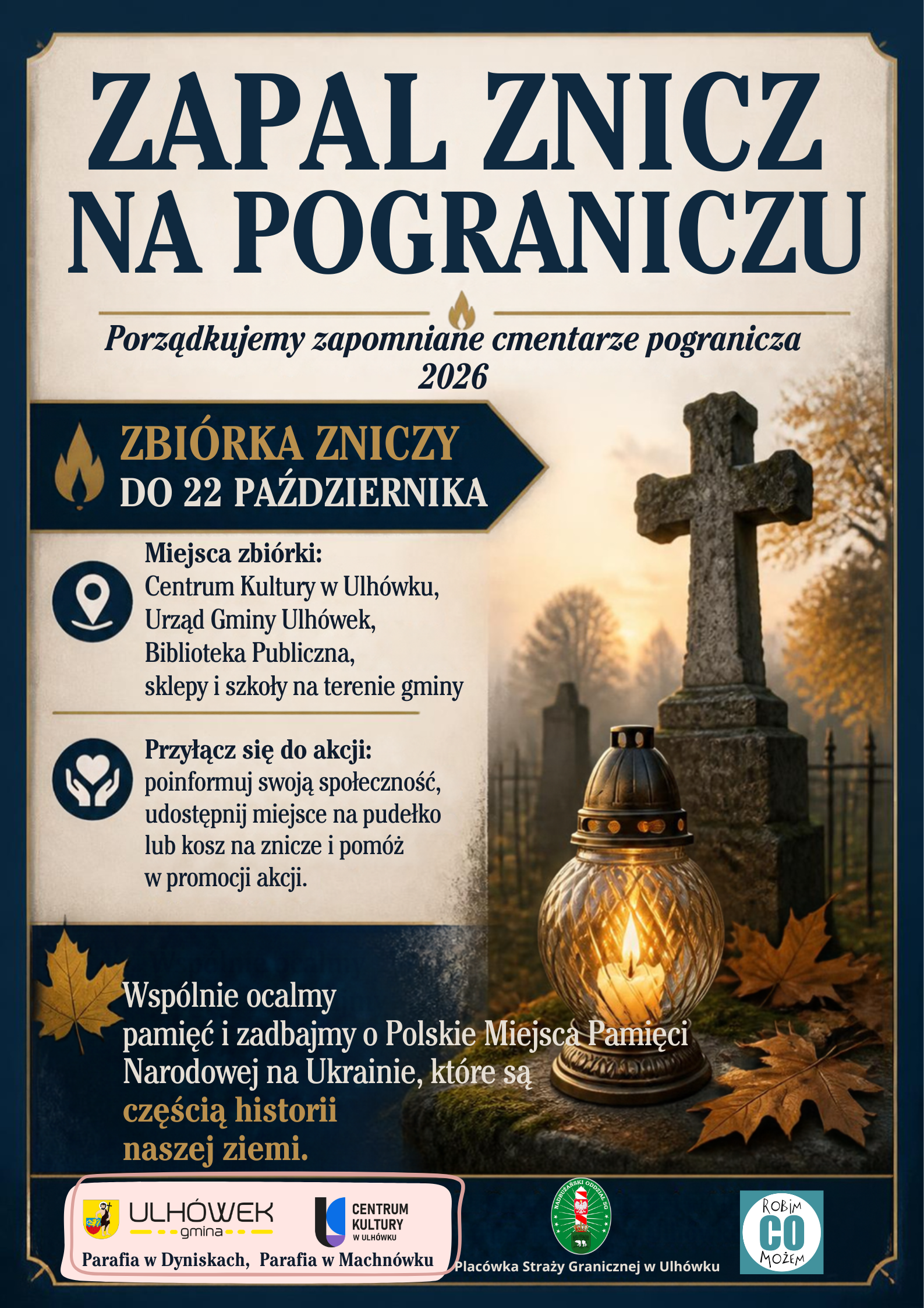 Zdjęcie do artykułu: Zapal znicz na pograniczu 2026 – zbiórka zniczy do 22 października